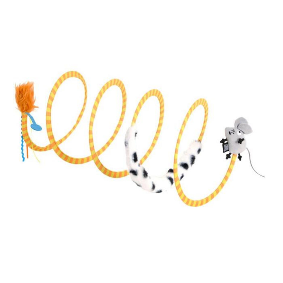 Paris Prix Tunnel de Jeu Pliable Pour Chat  Fluffly  55cm Multicolore