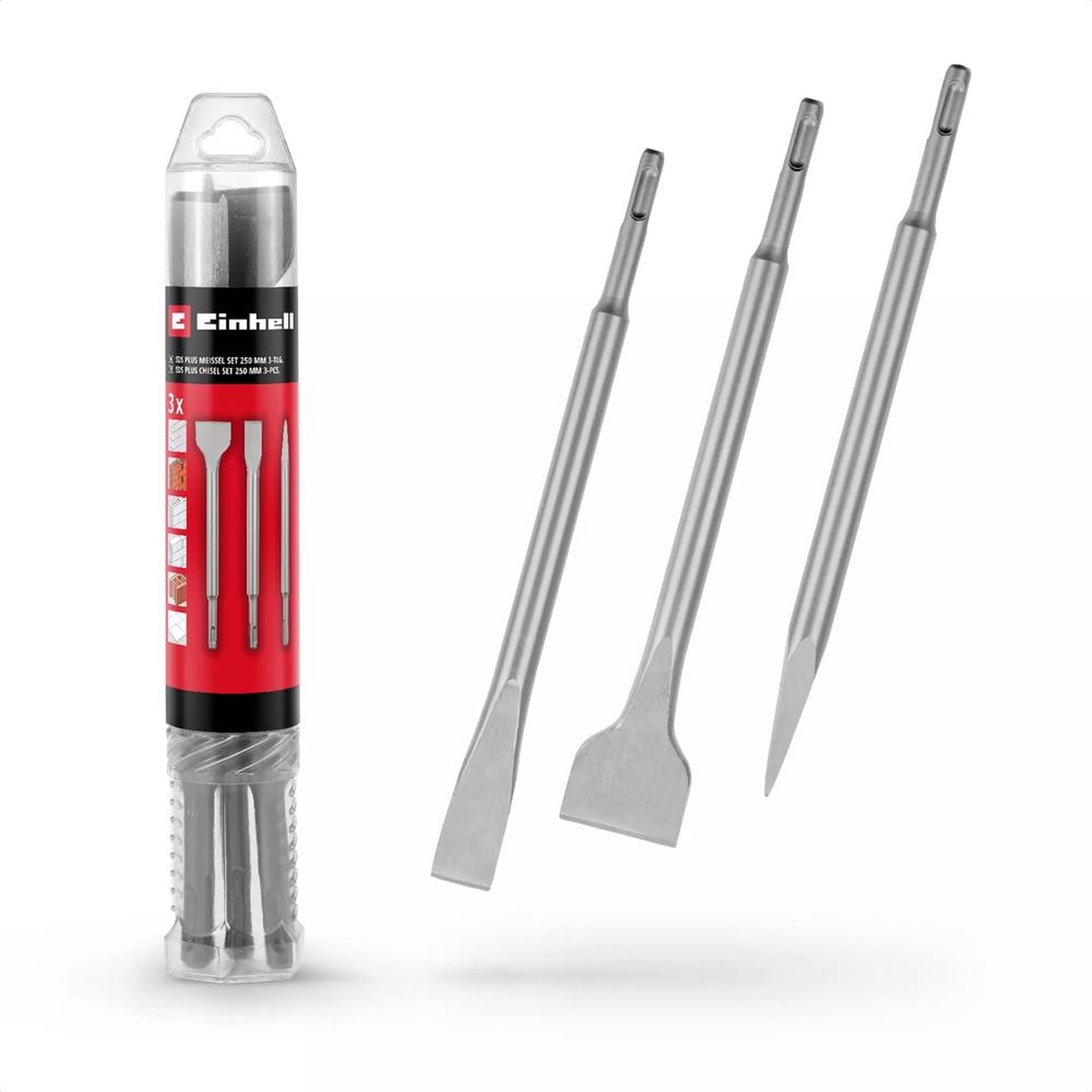 Einhell Coffret de burins SDS Plus , 3 pièces