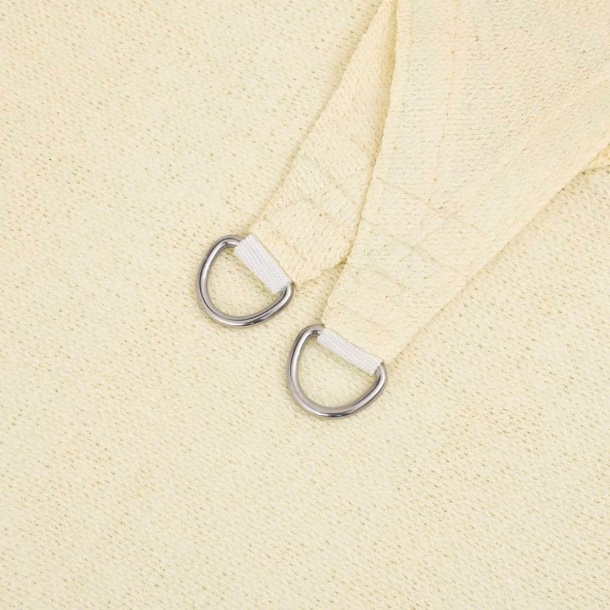 VIDAXL Voile d'ombrage 160 g/m^2 Creme 3x4 m PEHD