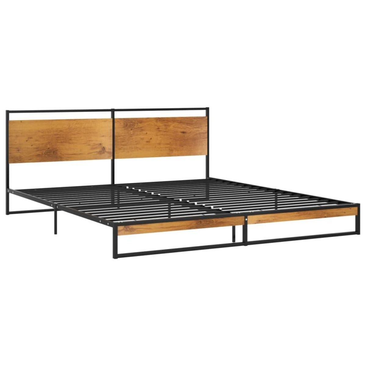 VIDAXL Cadre de lit sans matelas metal 180x200 cm