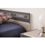 Voir la diapositive 5 : Lit junior style industriel couchage 90x200cm + 1 tiroir de rangement bout de lit LOFTY