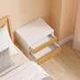Voir la diapositive 5 : SOBUY Chevet 2 Tiroirs Blanc 40x29x25cm FBT175-E-WN