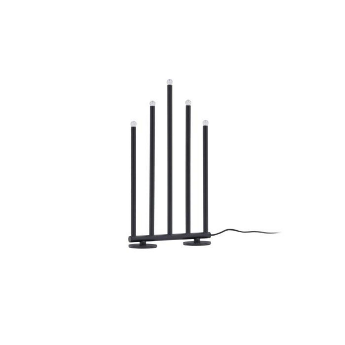 Paris Prix Lampe à Poser Bougeoir  Bjornfjallet  40cm Noir