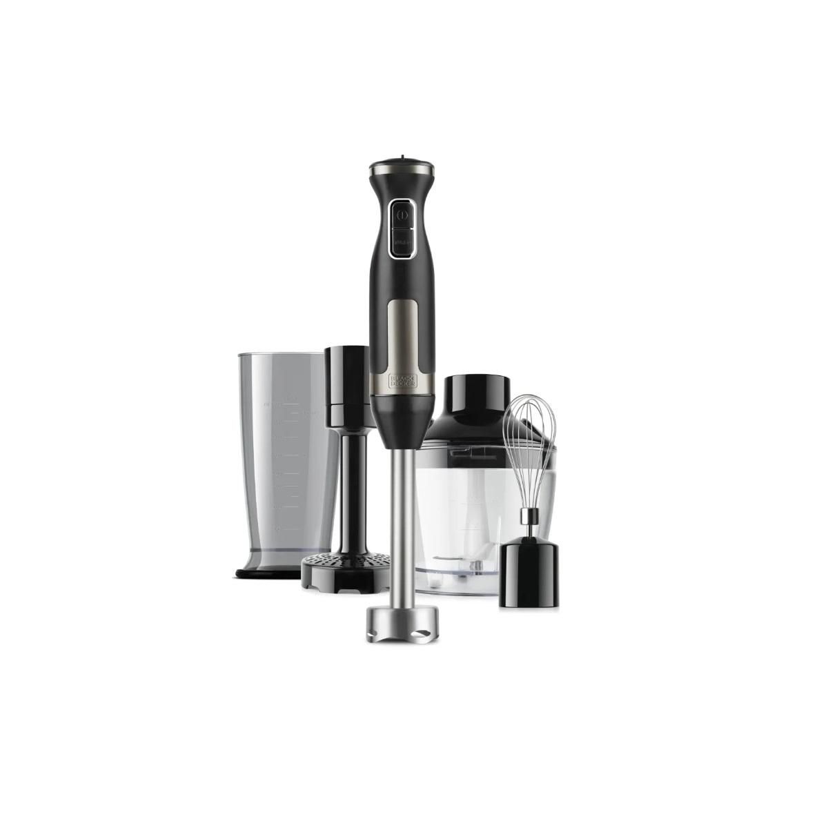 Black et Decker Mixeur plongeant 1500w noir/inox - BXHBA1500E