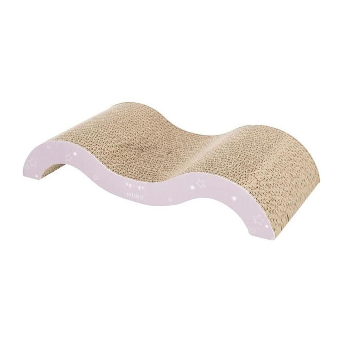 Trixie Junior griffoir vague - TRIXIE - 38 x 7 x 18 cm - Mauve / Menthe