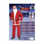 Voir la diapositive 2 : FEERIC LIGHT & CHRISTMAS Déguisement Adulte  Père Noël  Taille Unique Rouge
