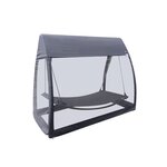 HESPERIDE Balancelle avec moustiquaire Trinidad ardoise - Hespéride