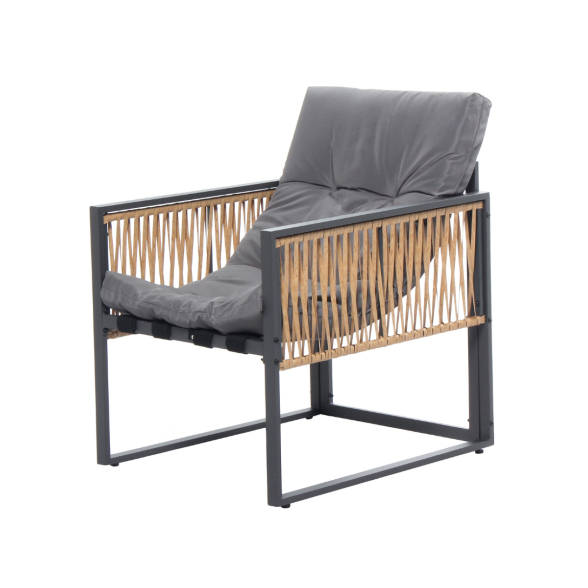 CONCEPT USINE Salon de jardin avec table 5 places TURINI