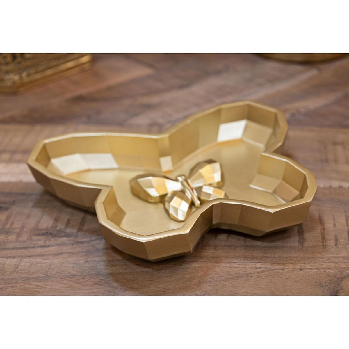 Paris Prix Vide-Poche Design  Butterfly  20cm Or