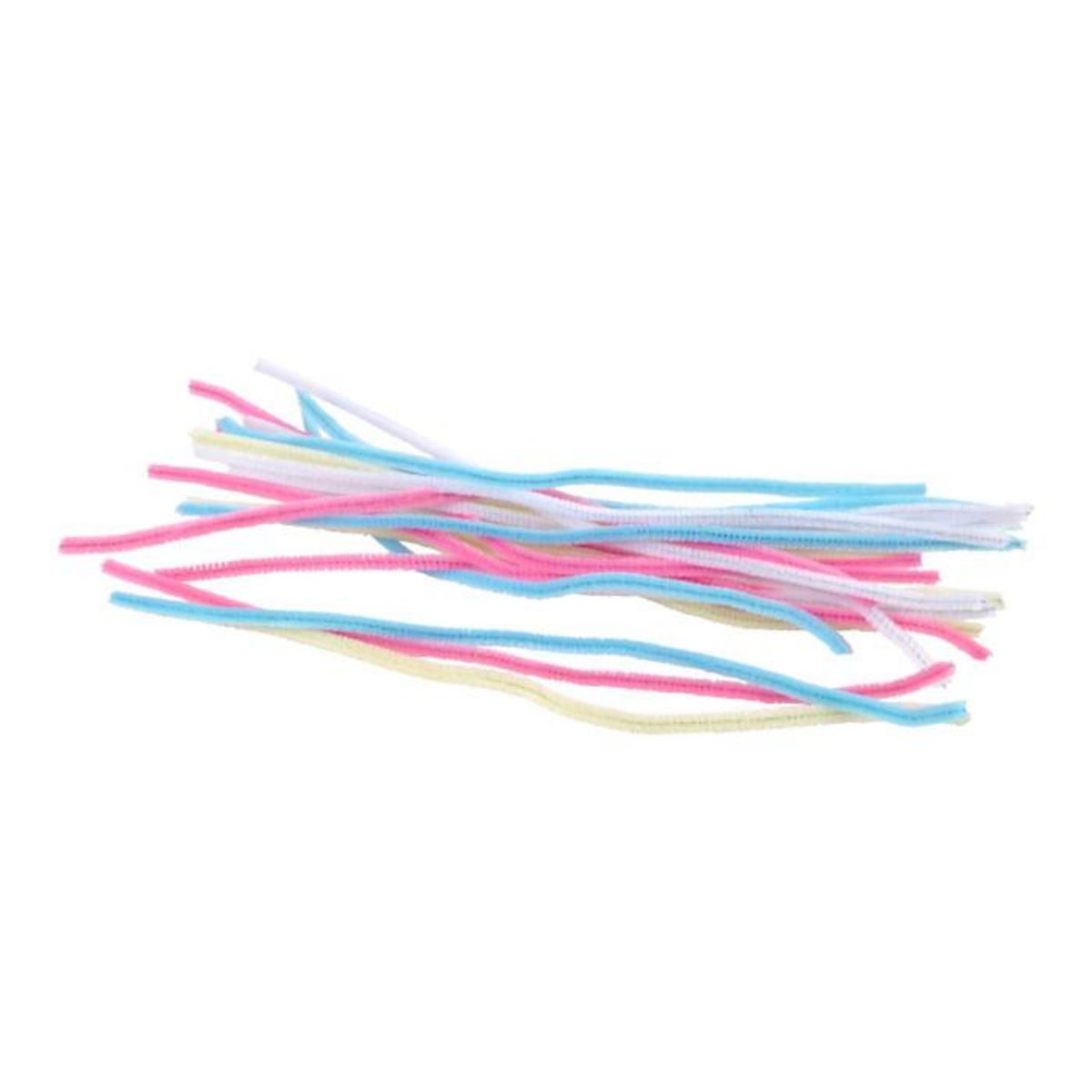 Paris Prix Lot de Brins de Chenille  Pastels  Muticolore