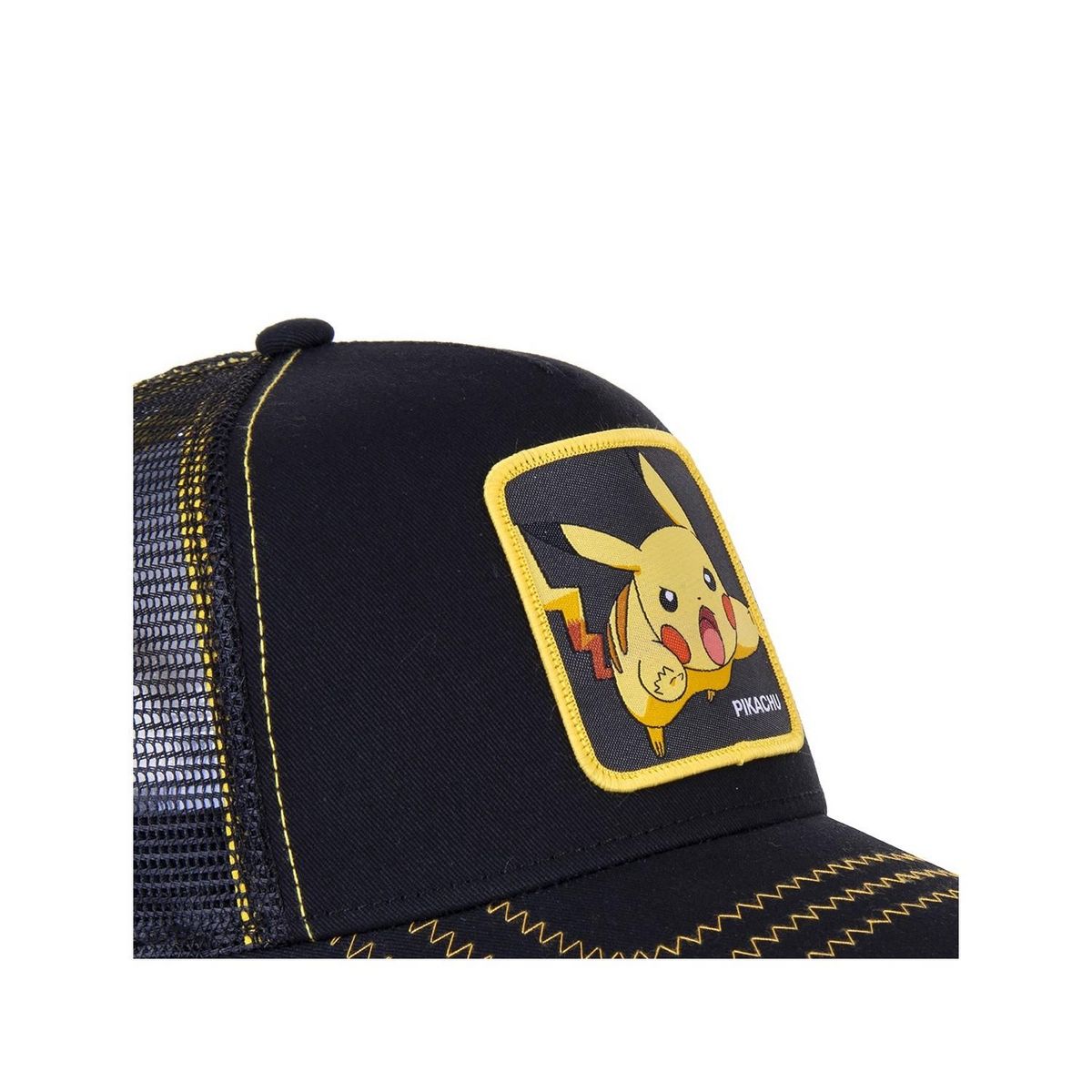 CAPSLAB Casquette Capslab trucker Pokemon Pikachu Noir