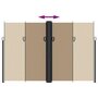 Voir la diapositive 5 : VIDAXL Auvent lateral retractable taupe 220x1000 cm