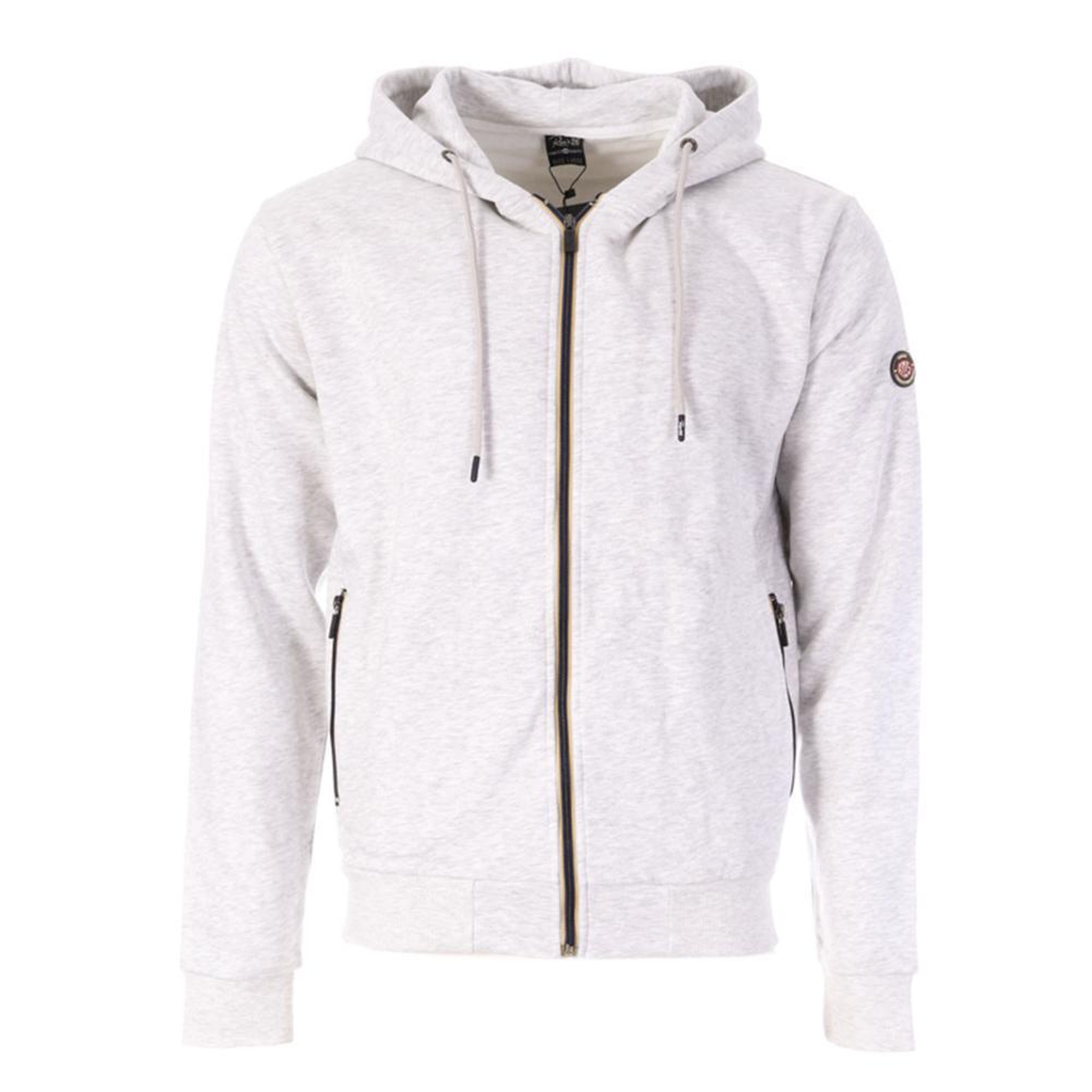 RMS 26 Sweat Zippé Blanc Homme RMS26 8254. Coloris disponibles : Blanc