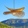 Voir la diapositive 2 : Lumisky Suspension d'extérieur SOLARA Beige Jute H32 cm
