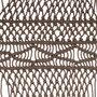 VIDAXL Rideau en macrame Taupe 140x240 cm Coton