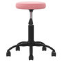 Voir la diapositive 4 : VIDAXL Chaise de bureau pivotante rose velours