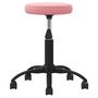 Voir la diapositive 4 : VIDAXL Chaise de bureau pivotante rose velours