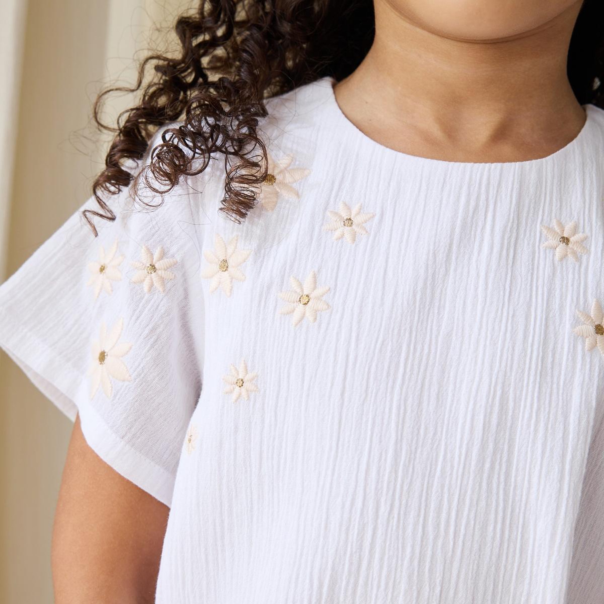 Voir la diapositive 5 : Petit Béguin Robe enfant poésie d'été