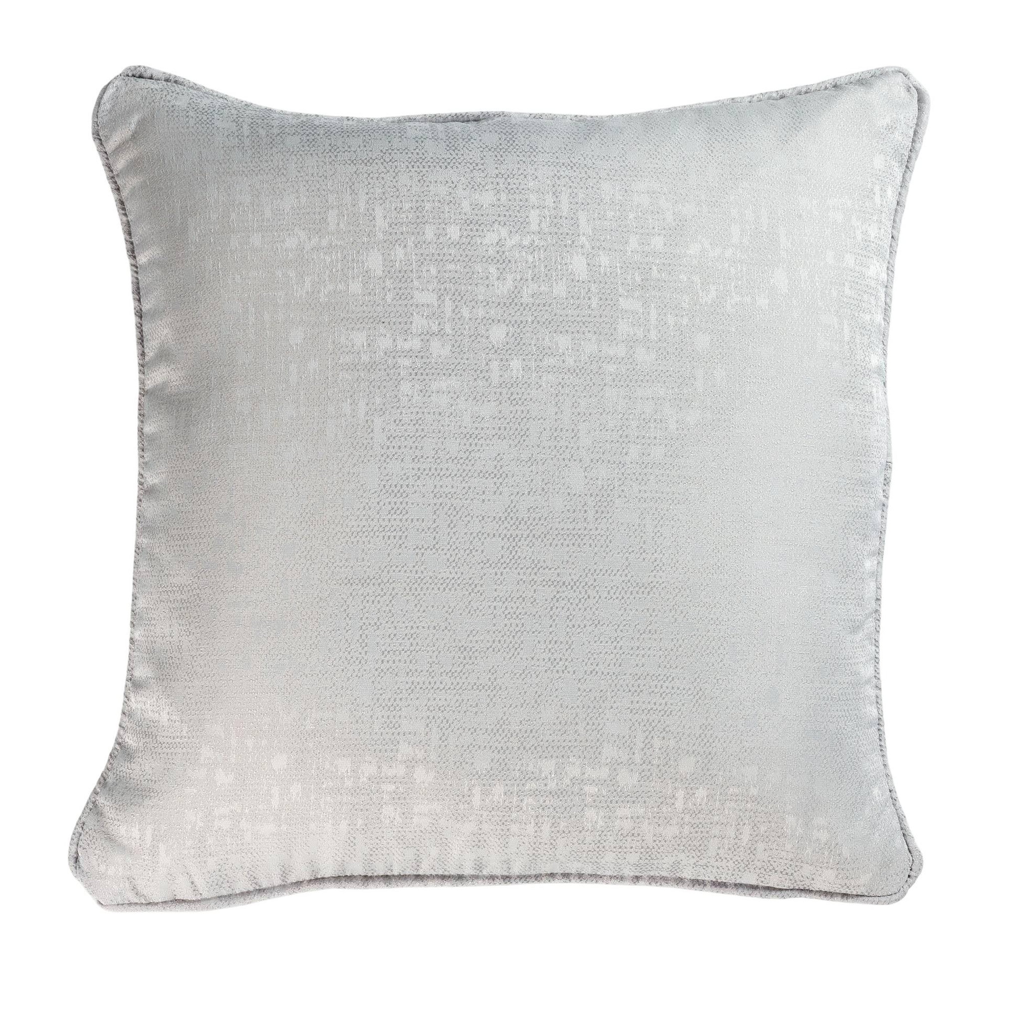 Eden Coussin passepoil adamo jacquard gris 60 x 60 cm
