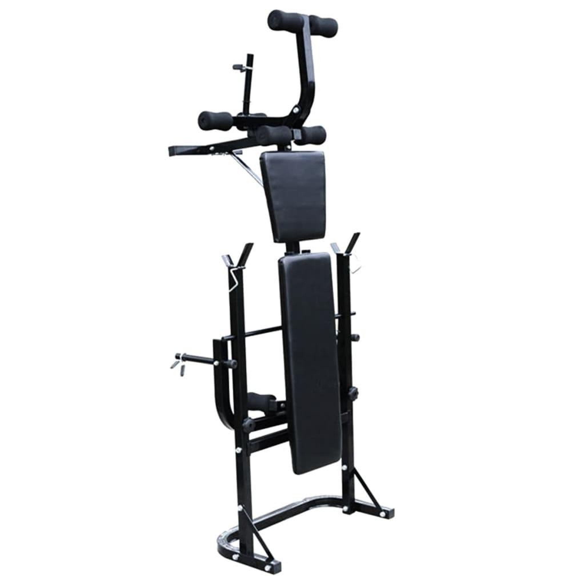 Voir la diapositive 3 : VIDAXL Banc d'entraînement avec support de poids jeu d'halteres 60,5kg