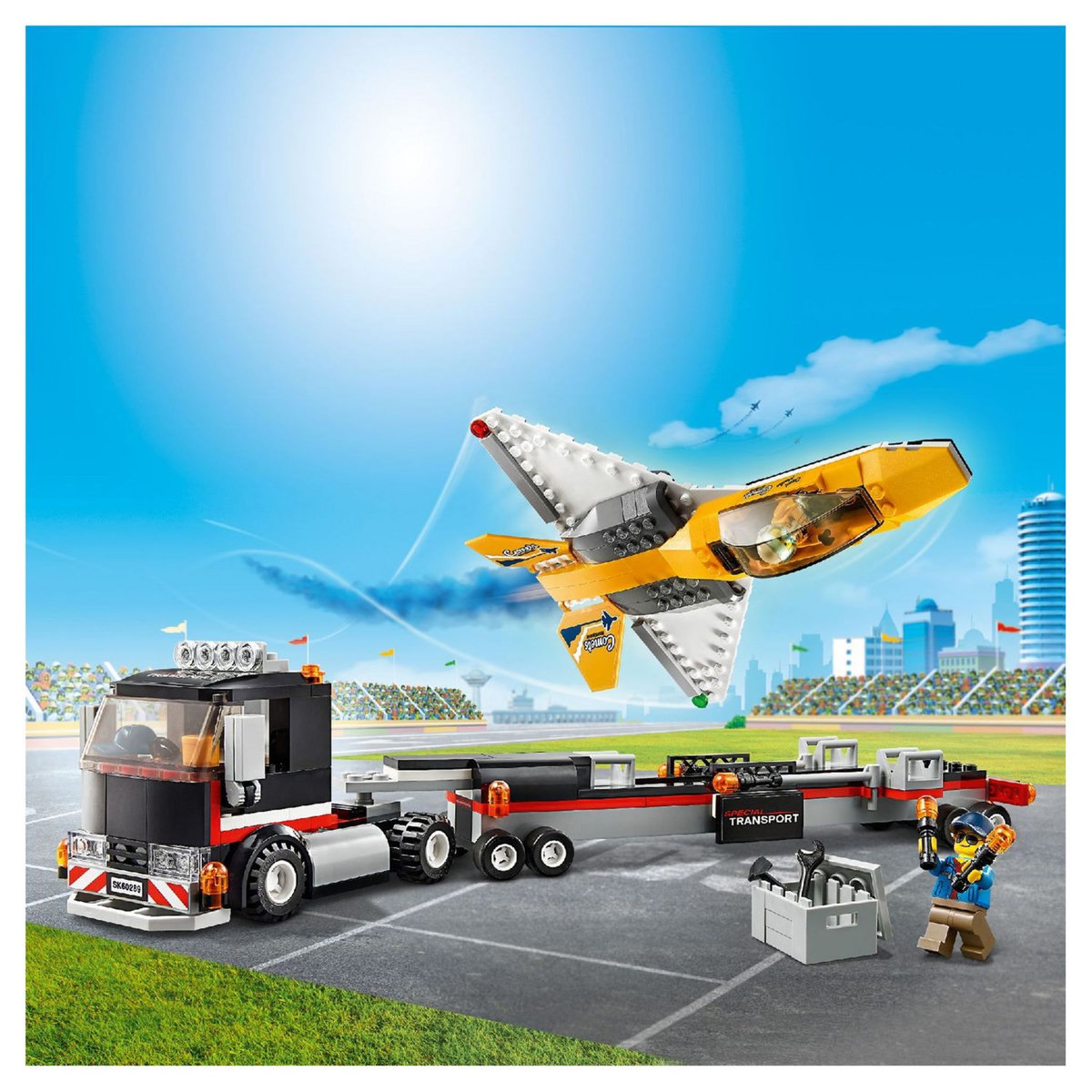 LEGO City 60289 Le transport d'avion de voltige
