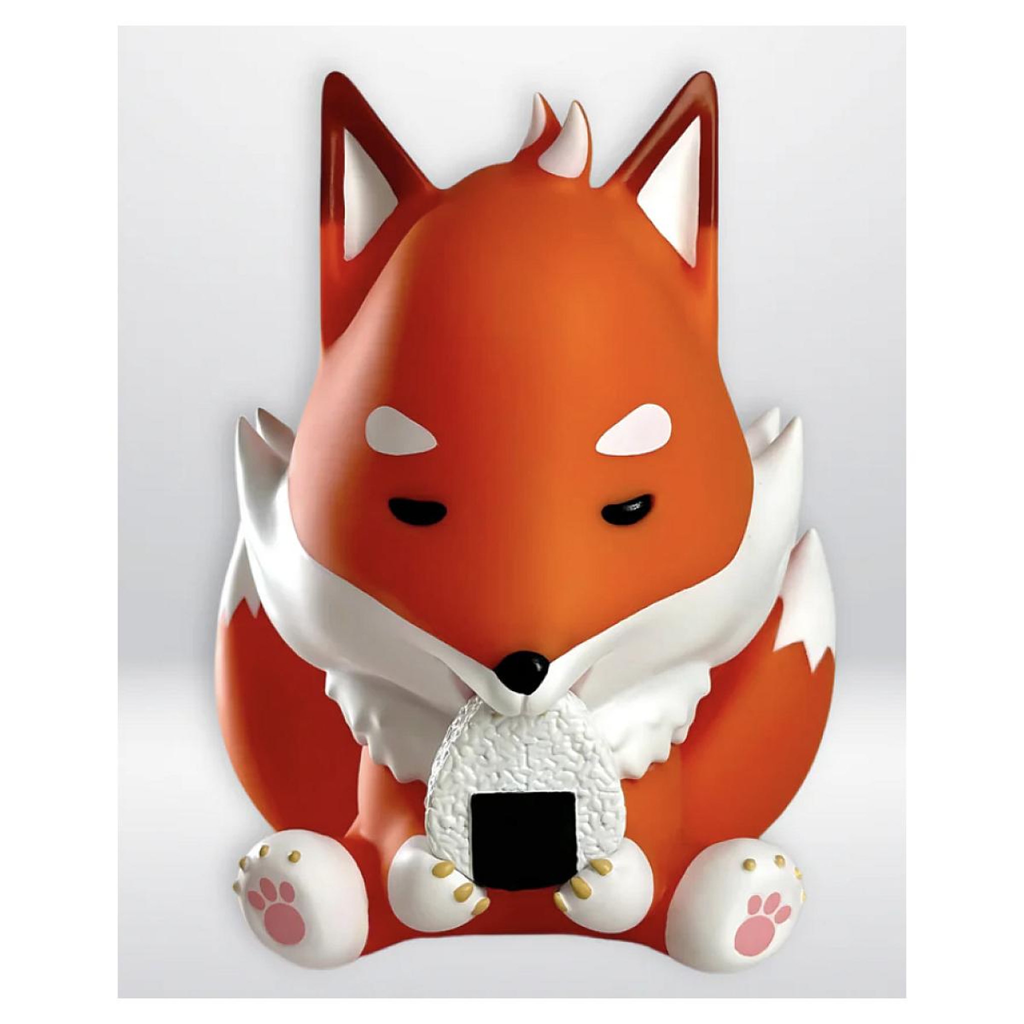 Voir la diapositive 2 : Plastoy Figurine Mogu Pets - Kitsune Onigiri