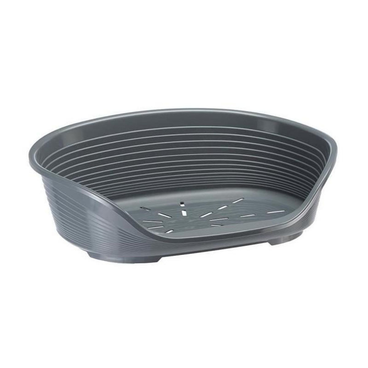Ferplast FERPLAST Corbeille Siesta Deluxe 10 - 93,5x68x28,5 cm - Gris fonce - Pour chien et chat