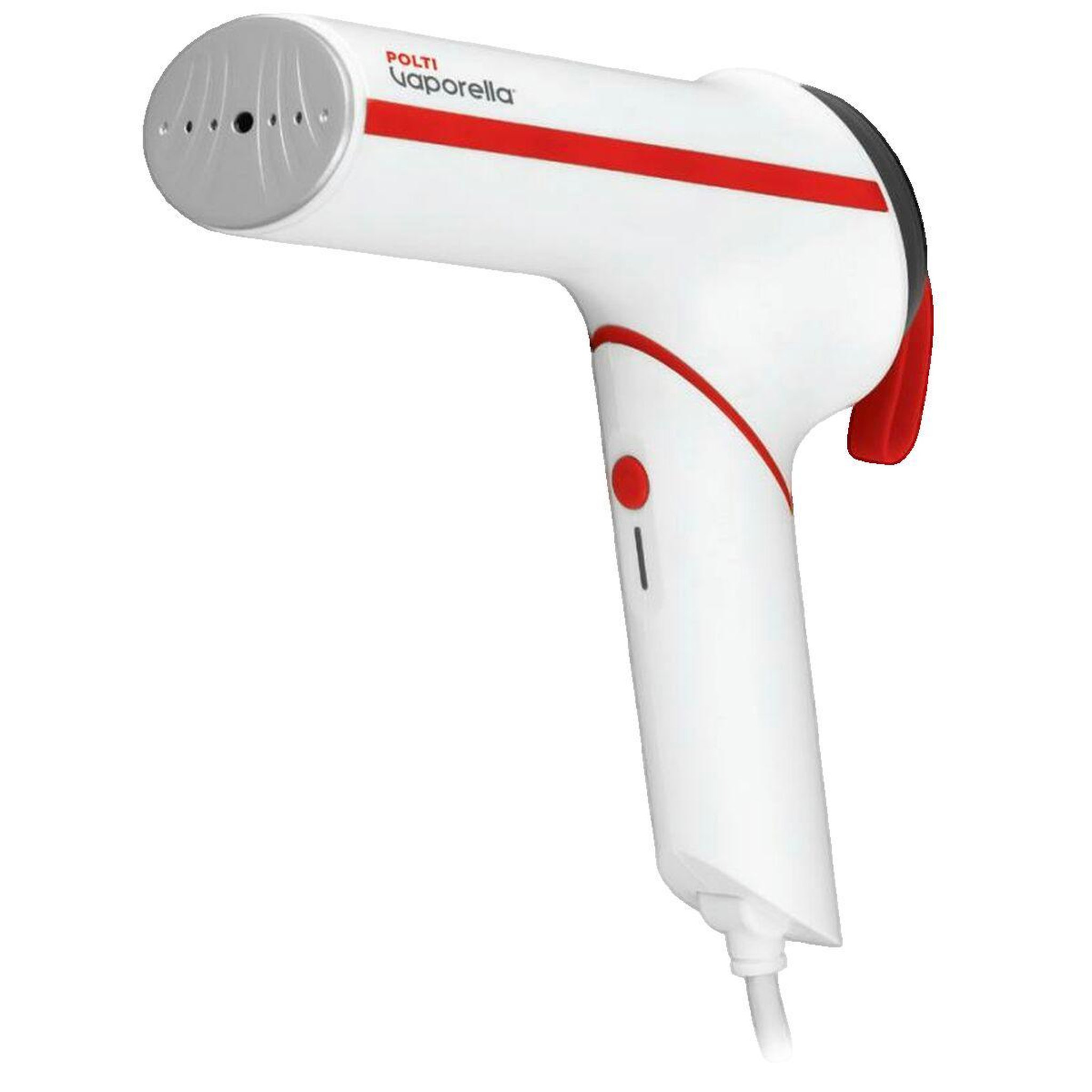 Voir la diapositive 2 : POLTI Défroisseur Vertical à Vapeur Polti GSM50R pliable rouge et blanc