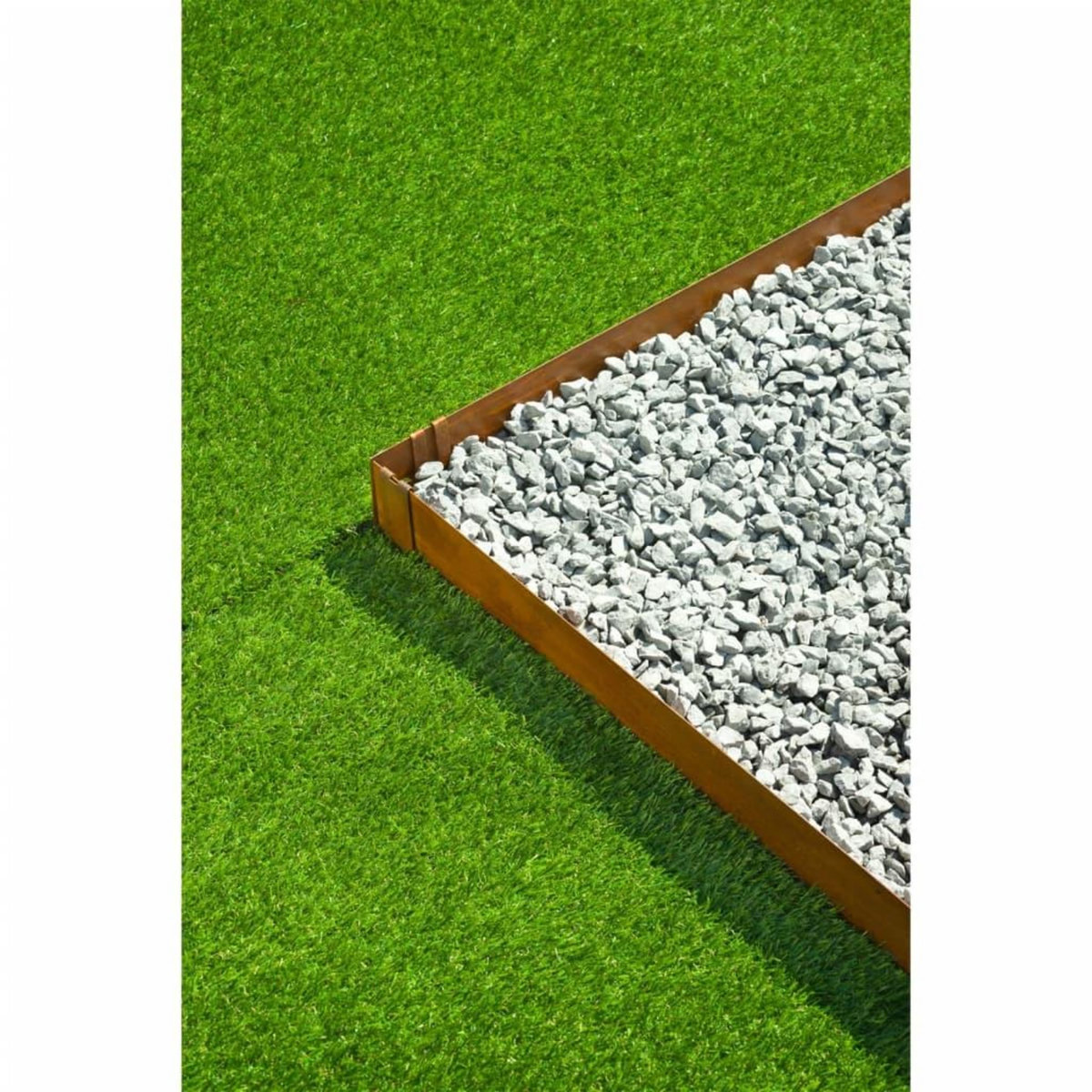 NATURE Nature Bordures de jardin 3 pcs 91,4x10,2 cm acier corten