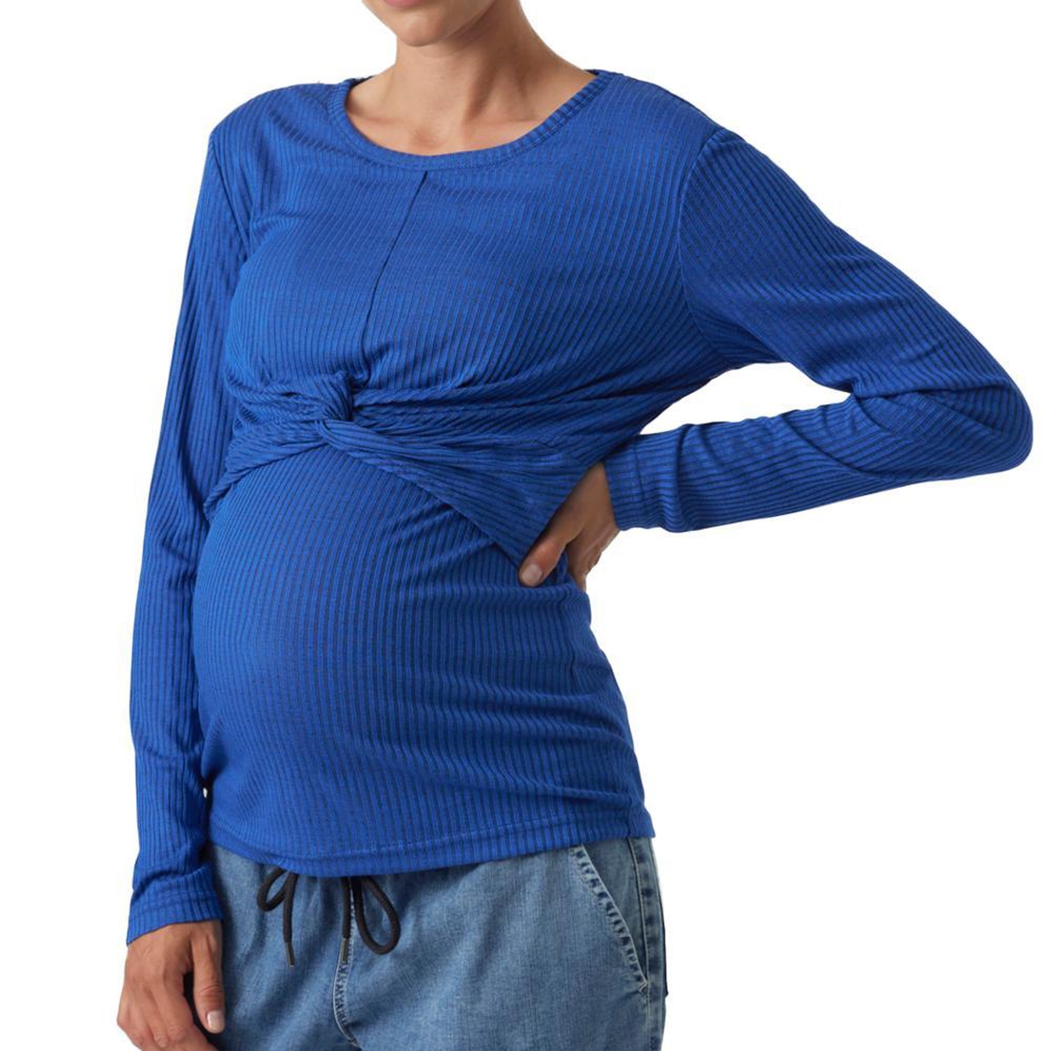 Voir la diapositive 1 : MAMALICIOUS T Shirt Manches Longues  Femme Mamalicious Lanli 20012985 2°B