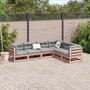 Voir la diapositive 3 : VIDAXL Salon de jardin 6 pcs bois massif sapin de douglas