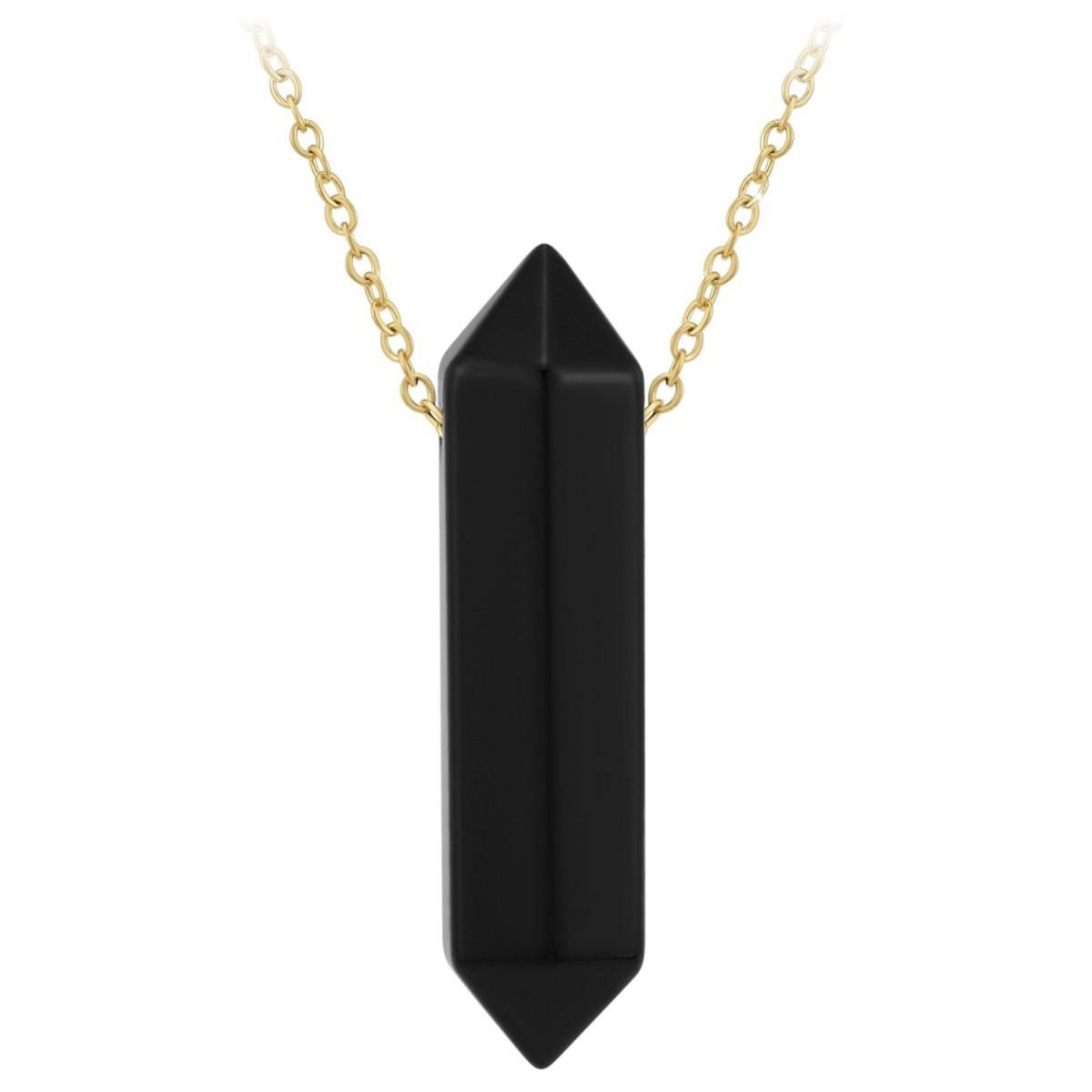 SC BOHEME Collier SC Bohème  orné d'une obsidienne