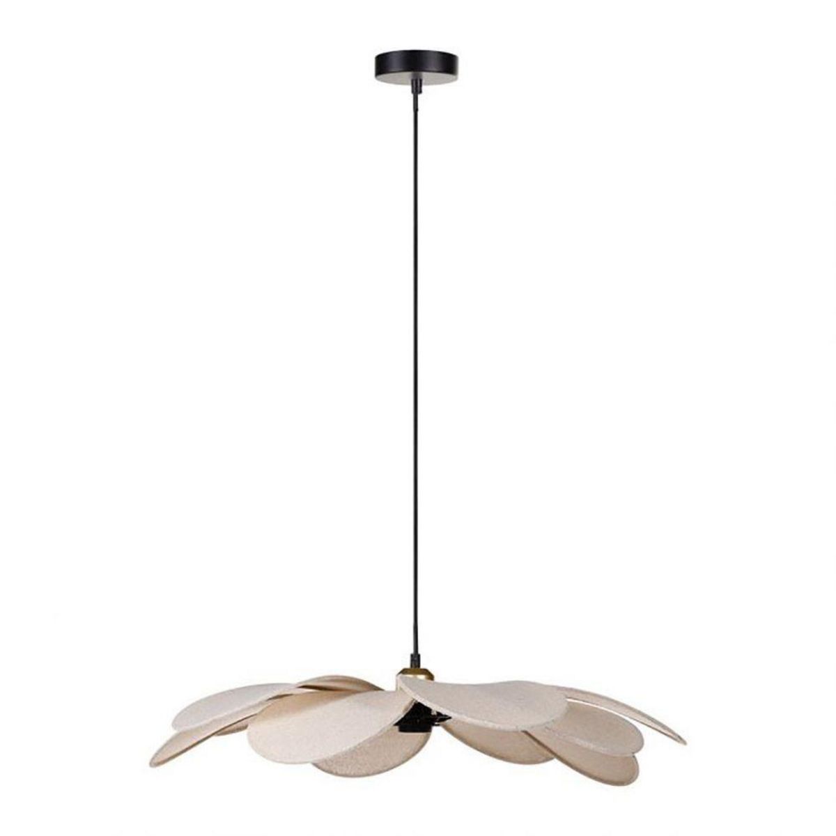 OSTARIA Suspension métal et lin Grande Margaux D90