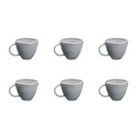 BJORN Mug STONE 25cl - 6 pièces - Gris lune