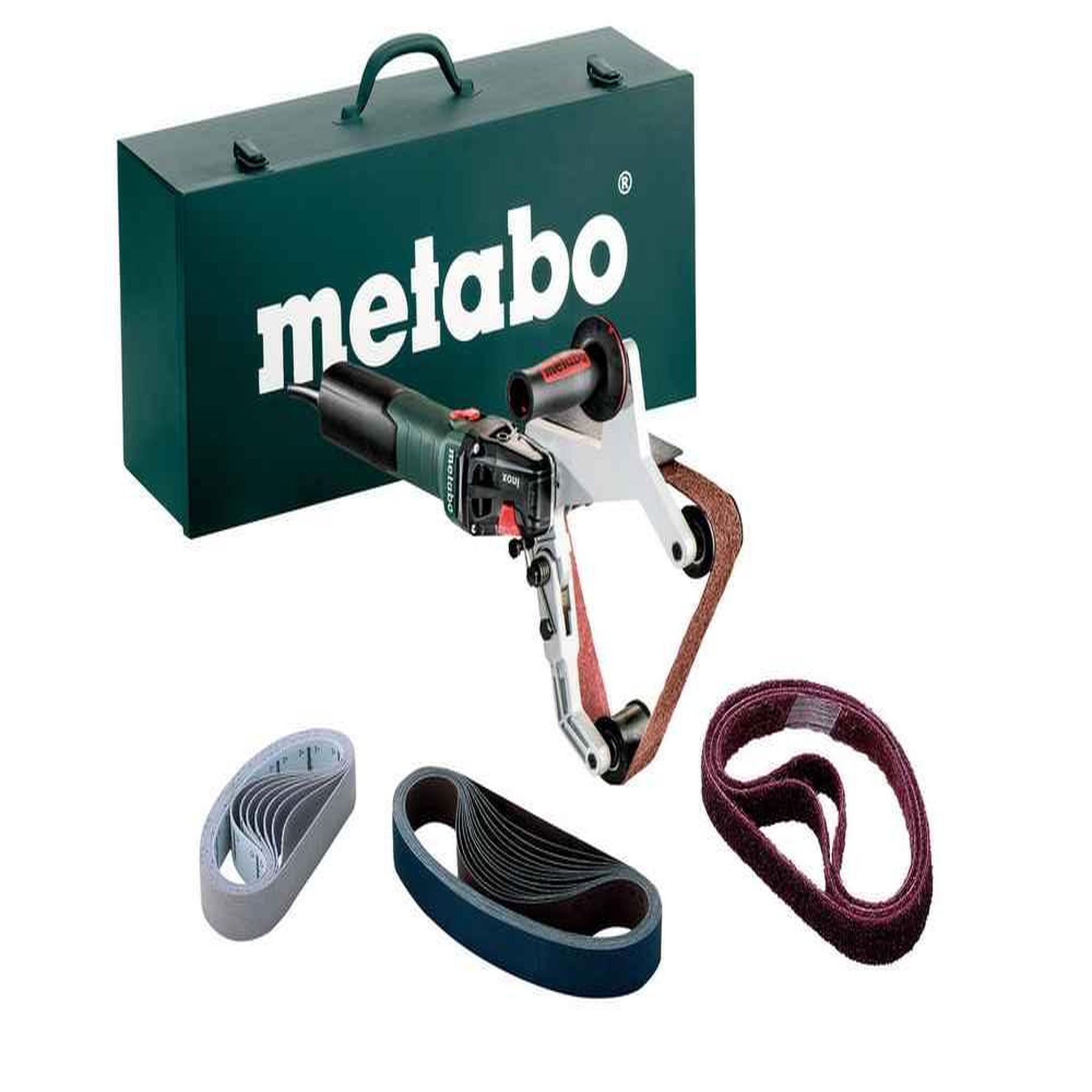 METABO SAS Ponceuse à tubes rbe 15-180 - 1550w - diamètre de tube max. 180 mm - coffret avec set d'accessoires