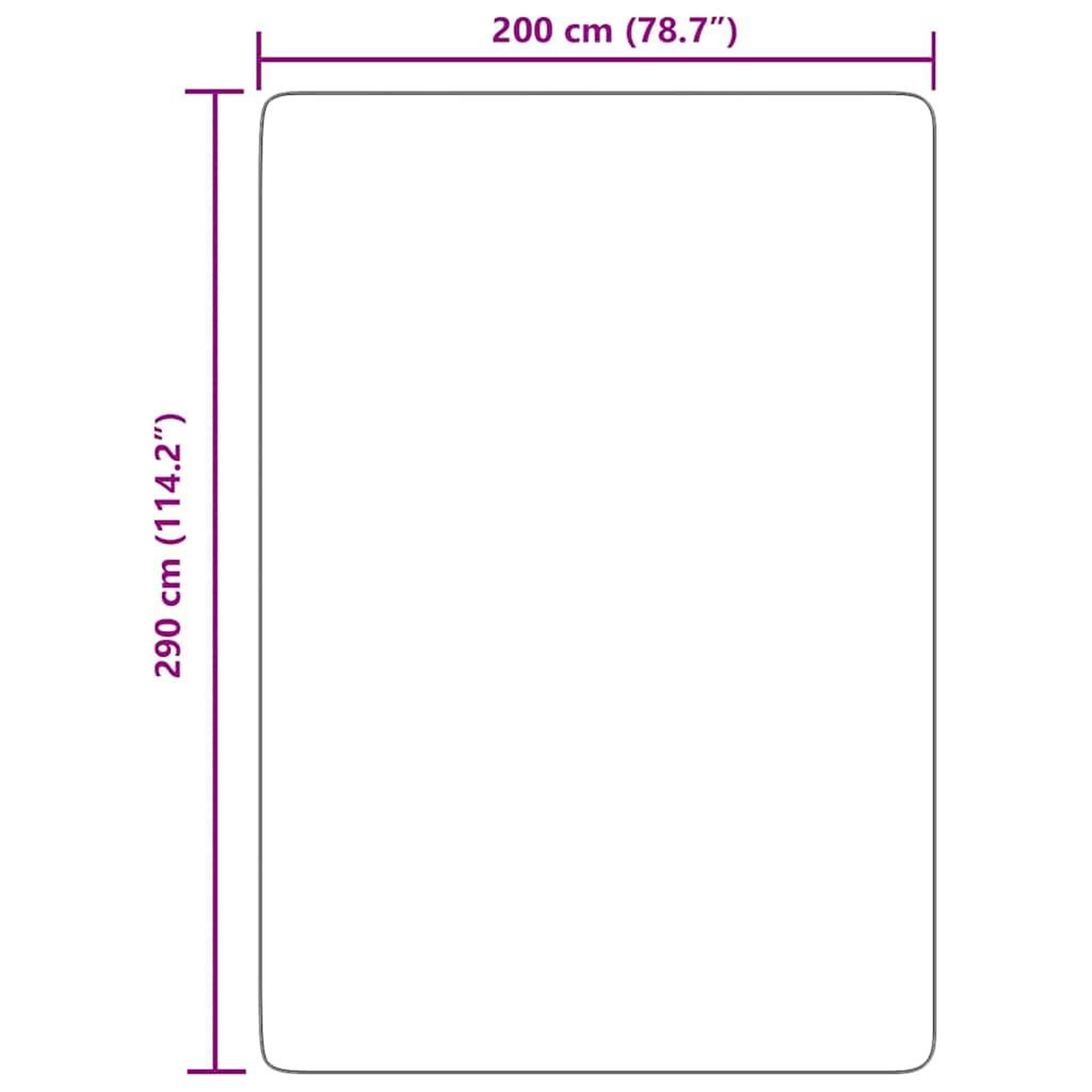 Voir la diapositive 6 : VIDAXL Tapis Shaggy a poils longs NAVARRA beige 200x290 cm polyester