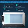 Voir la diapositive 4 : HOMCOM Glacière électrique portable 30,5L pour voiture - congélateur réfrigérateur 2 zones - LED - noir blanc