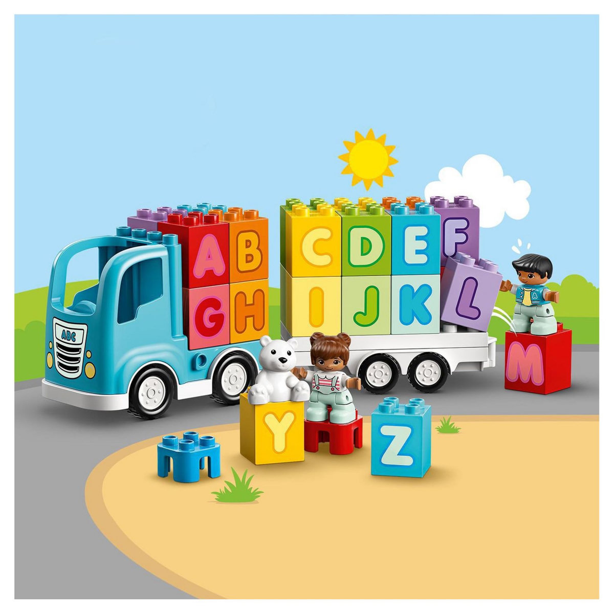 LEGO DUPLO 10915 - Mes 1ers pas Le Camion Des Lettres