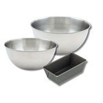 ZENKER Set pâtisserie avec mini moule à cake 16 cm, 2 bols à mixer et 1 spatule Zenker