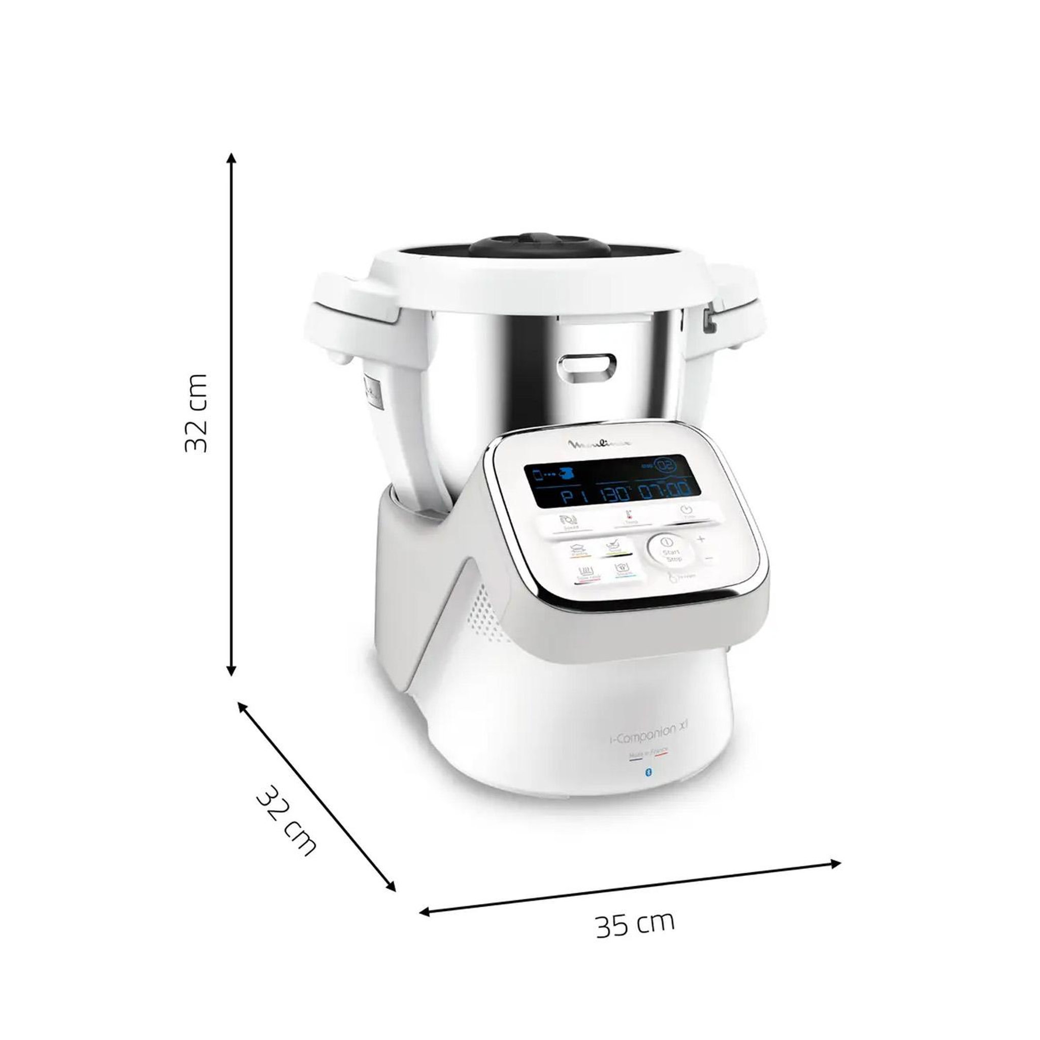 Voir la diapositive 3 : MOULINEX Robot cuiseur multifonctions 4.5l 1550w - HF907AF0