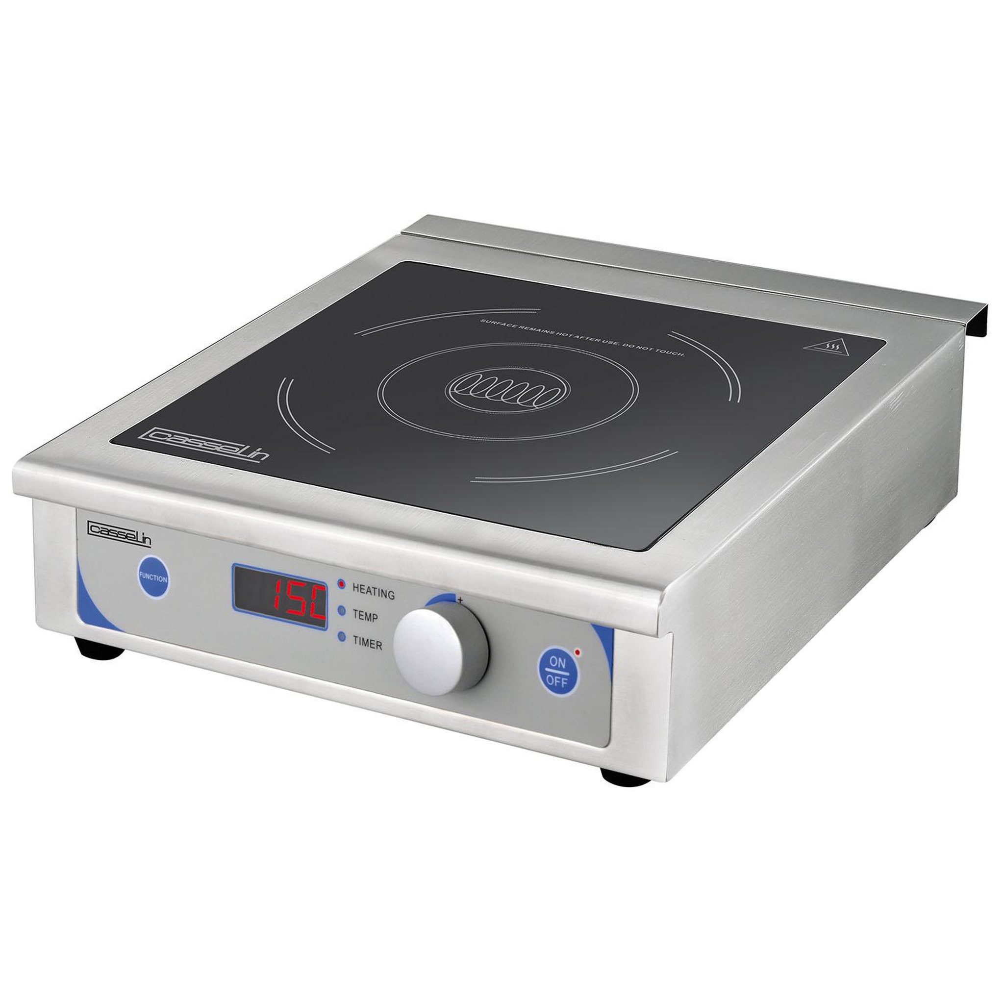 Casselin Table de cuisson à induction 1 feu 3500w - CPAI500B
