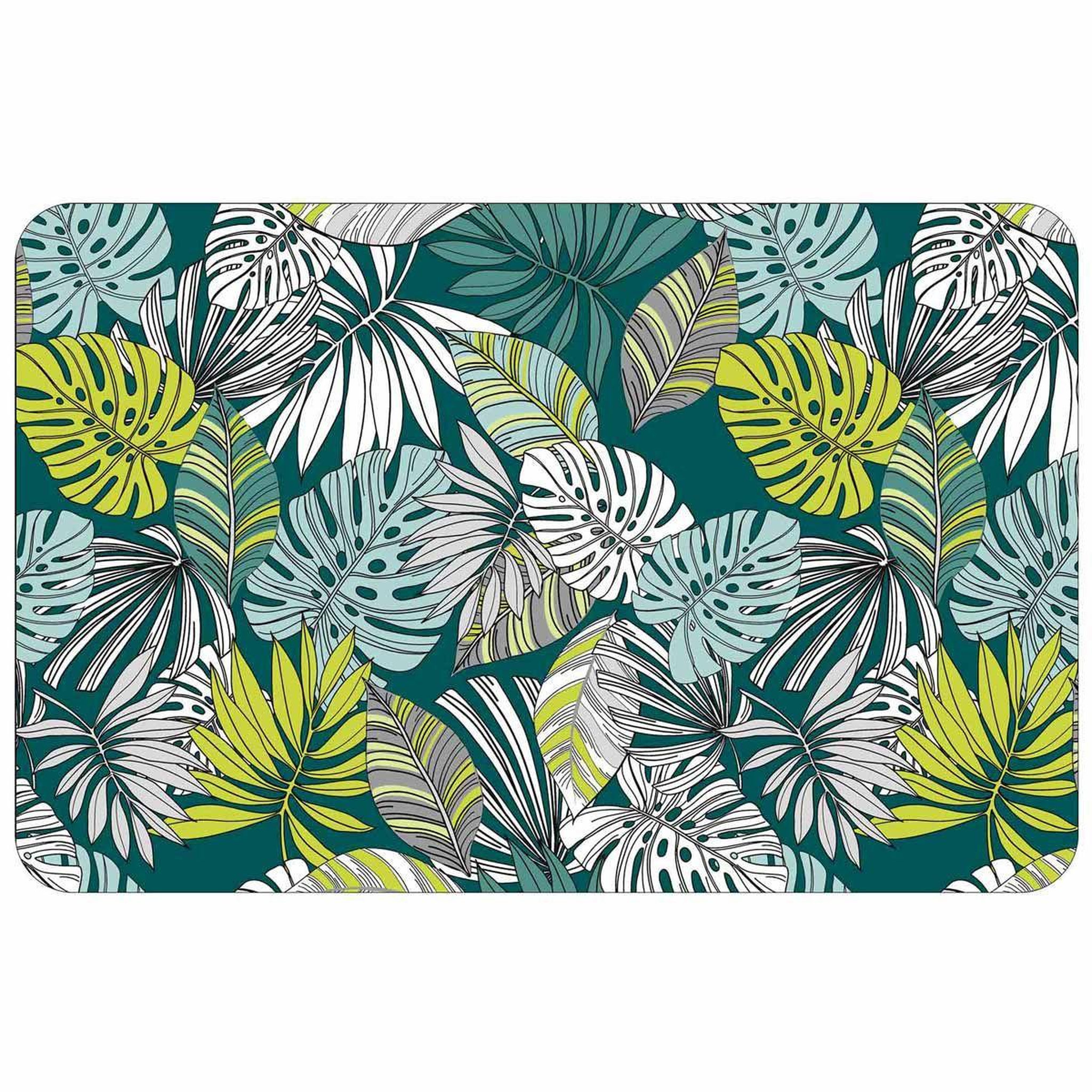 Douceur d'Intérieur Set de table imprimé  cap nature  28x44cm vert
