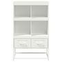Voir la diapositive 5 : VIDAXL Buffet haut blanc 68x39x111,5 cm acier