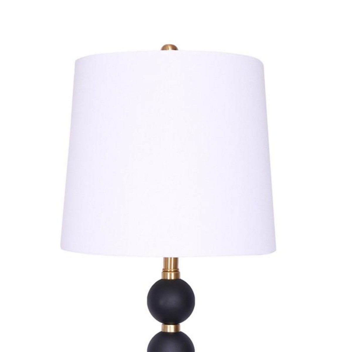 Paris Prix Lampe à Poser Design  Davina  81cm Noir & Blanc