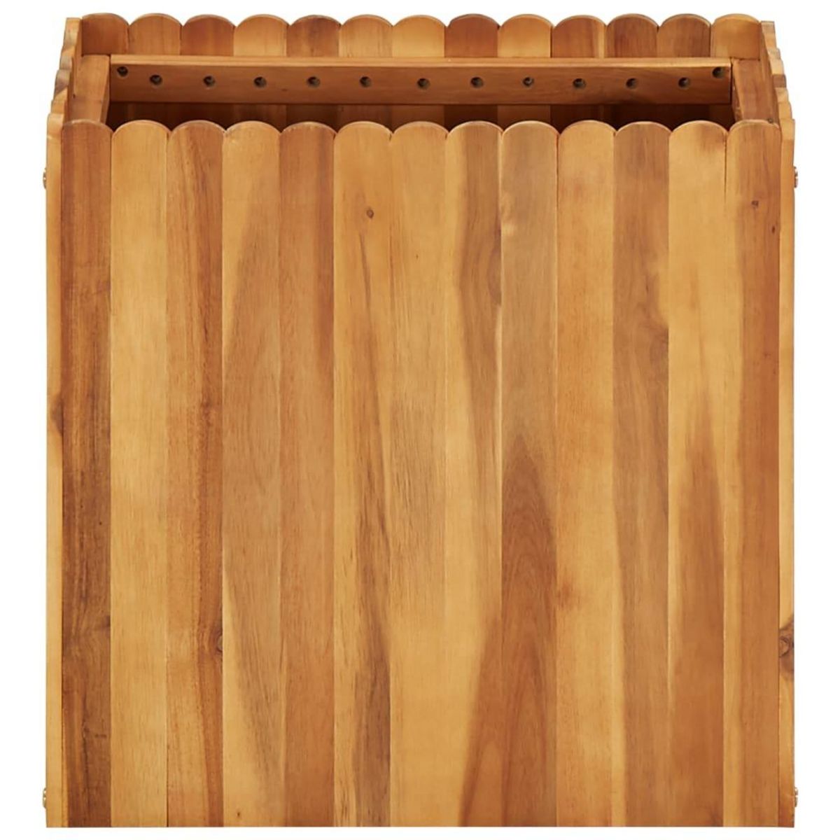 VIDAXL Lit sureleve de jardin 50x30x50 cm Bois massif d'acacia