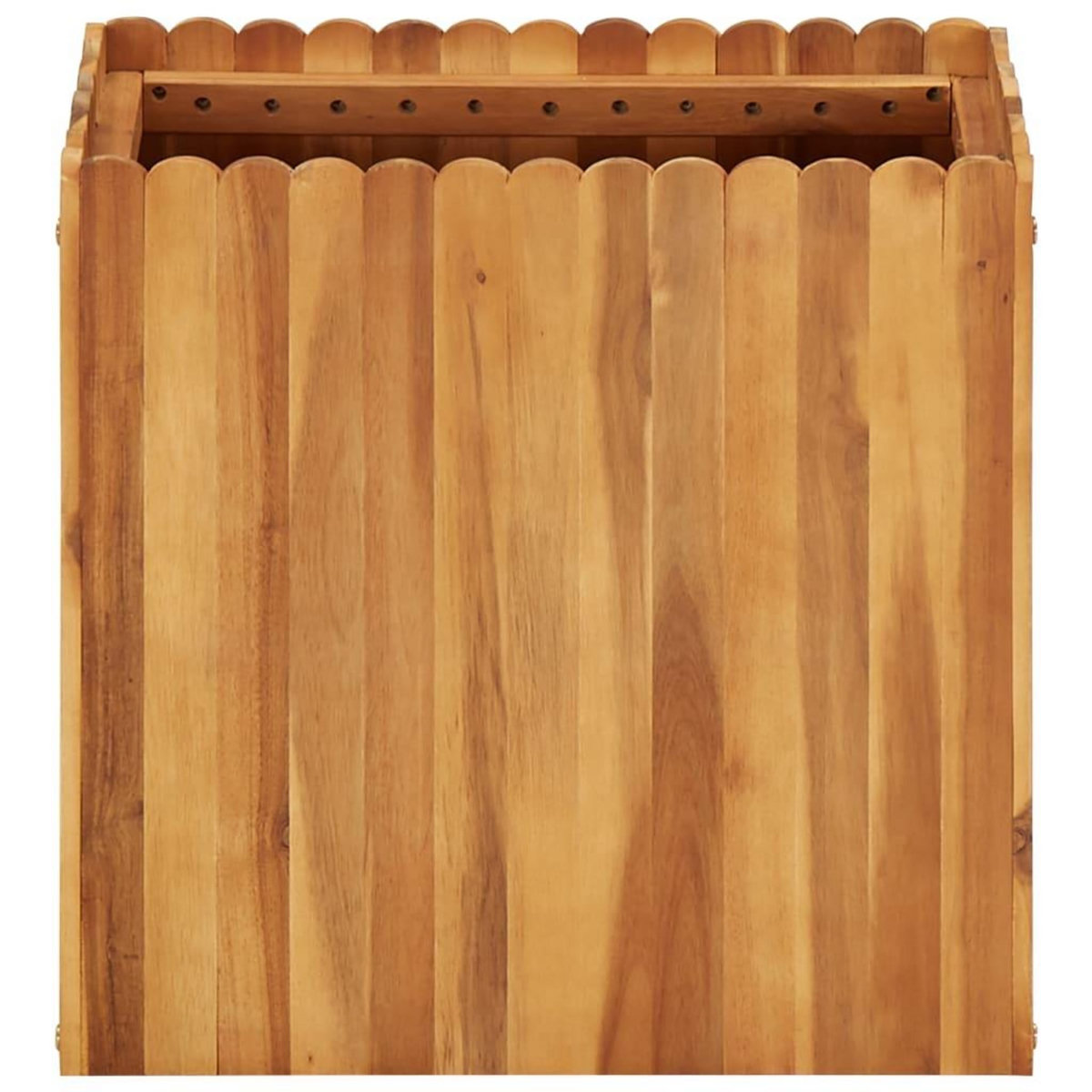 VIDAXL Lit sureleve de jardin 50x30x50 cm Bois massif d'acacia