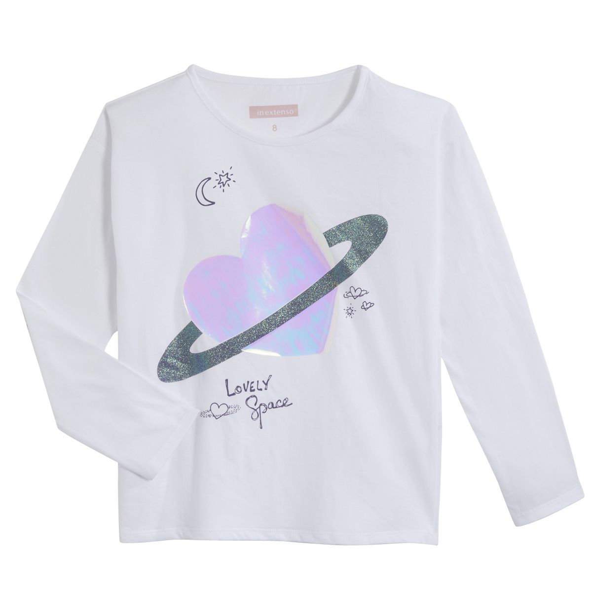 IN EXTENSO T-shirt manches longues fille