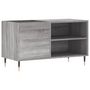 Voir la diapositive 2 : VIDAXL Armoire a disques sonoma gris 85x38x48 cm bois d'ingenierie