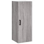 Voir la diapositive 5 : VIDAXL Buffet haut Sonoma gris 34,5x34x180 cm Bois d'ingenierie