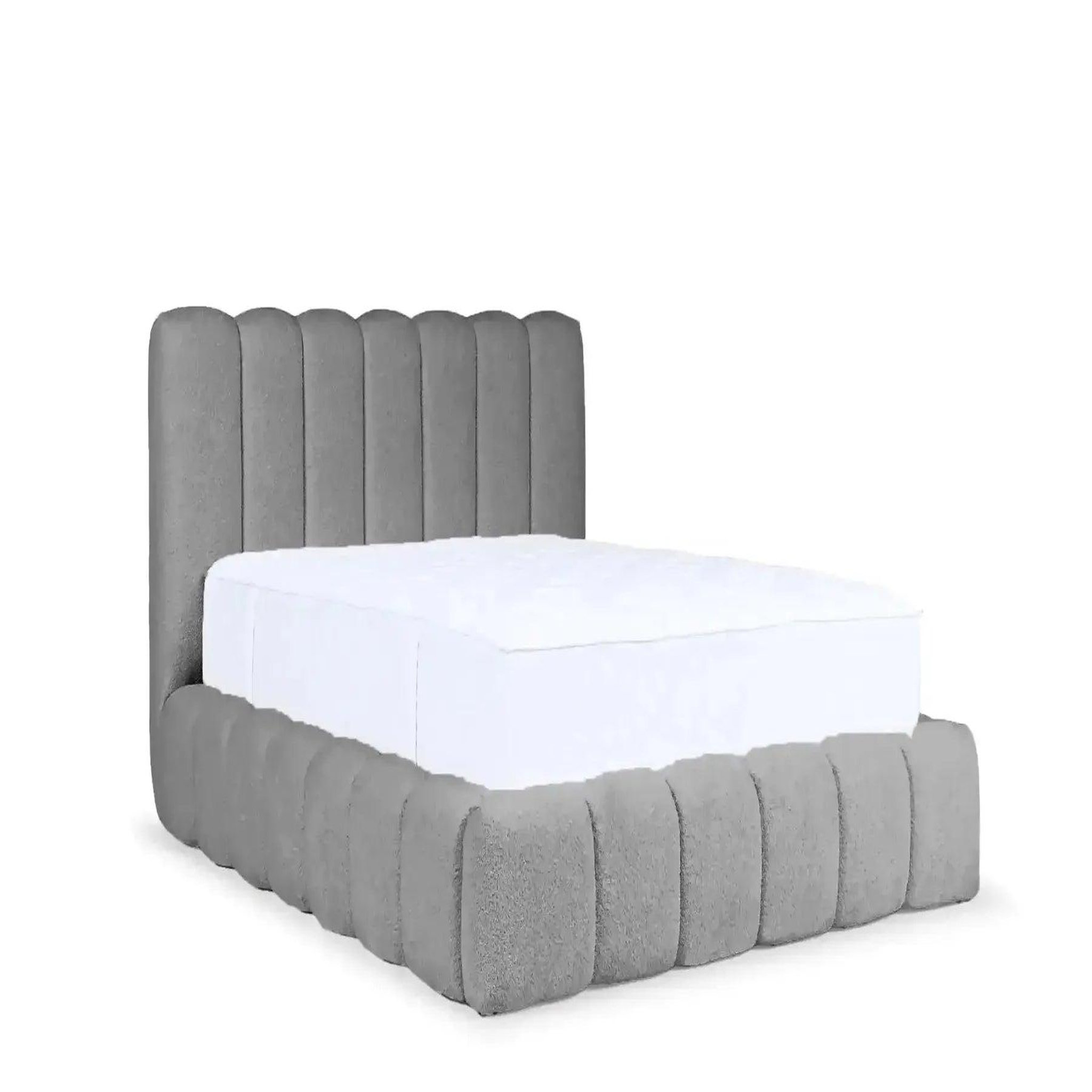 Voir la diapositive 1 : CASANOVA PARIS Garance - lit coffre tissu chenille